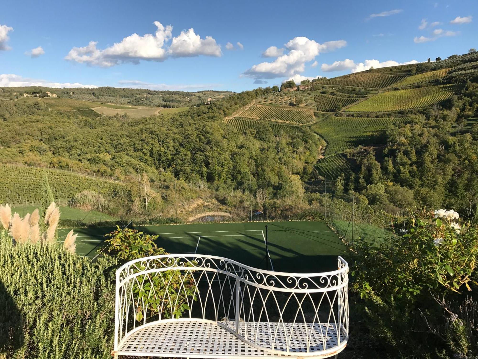 Villa Rignana Chianti Estate, Pool, Tennis,Cook Greve in Chianti Ngoại thất bức ảnh