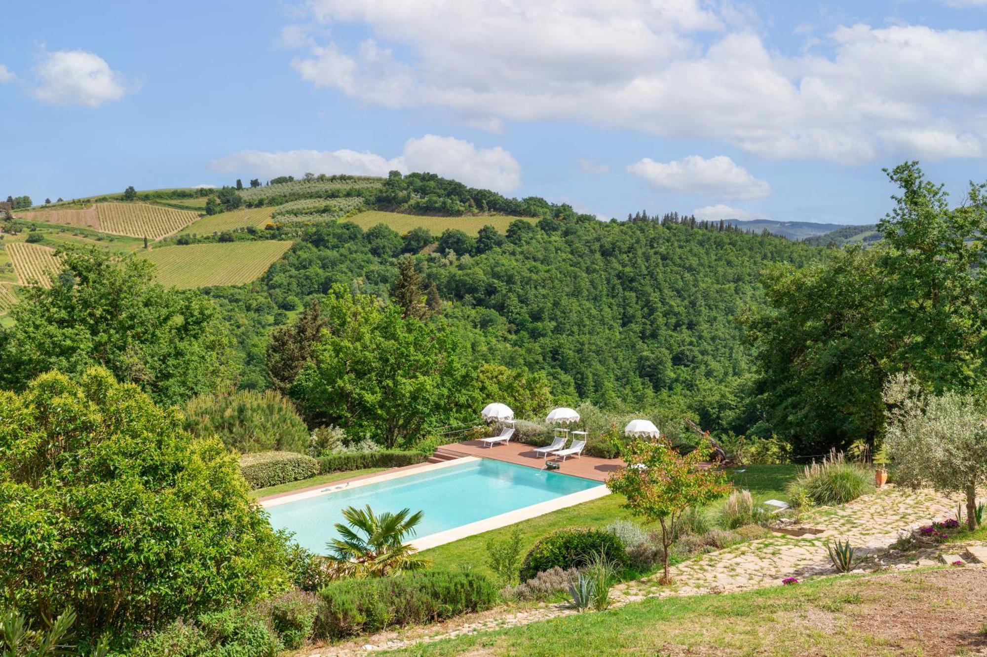 Villa Rignana Chianti Estate, Pool, Tennis,Cook Greve in Chianti Ngoại thất bức ảnh