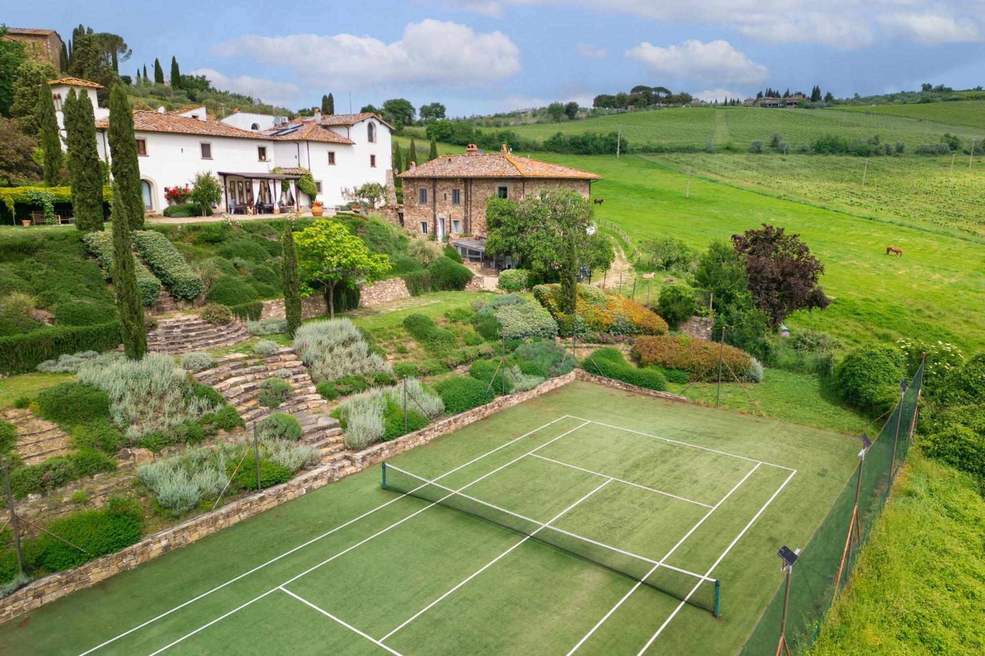 Villa Rignana Chianti Estate, Pool, Tennis,Cook Greve in Chianti Ngoại thất bức ảnh